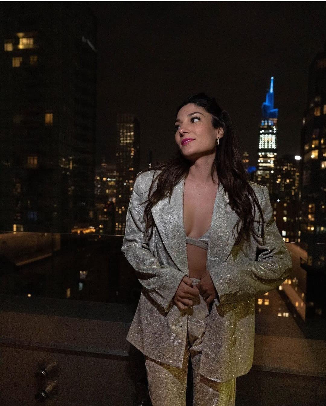 Sparkly Sequin Blazer for Women - Glam Party Clubwear & Streetwear Outfit - Perfect for Nightclubs, Bachelorette Parties & Evening Events
