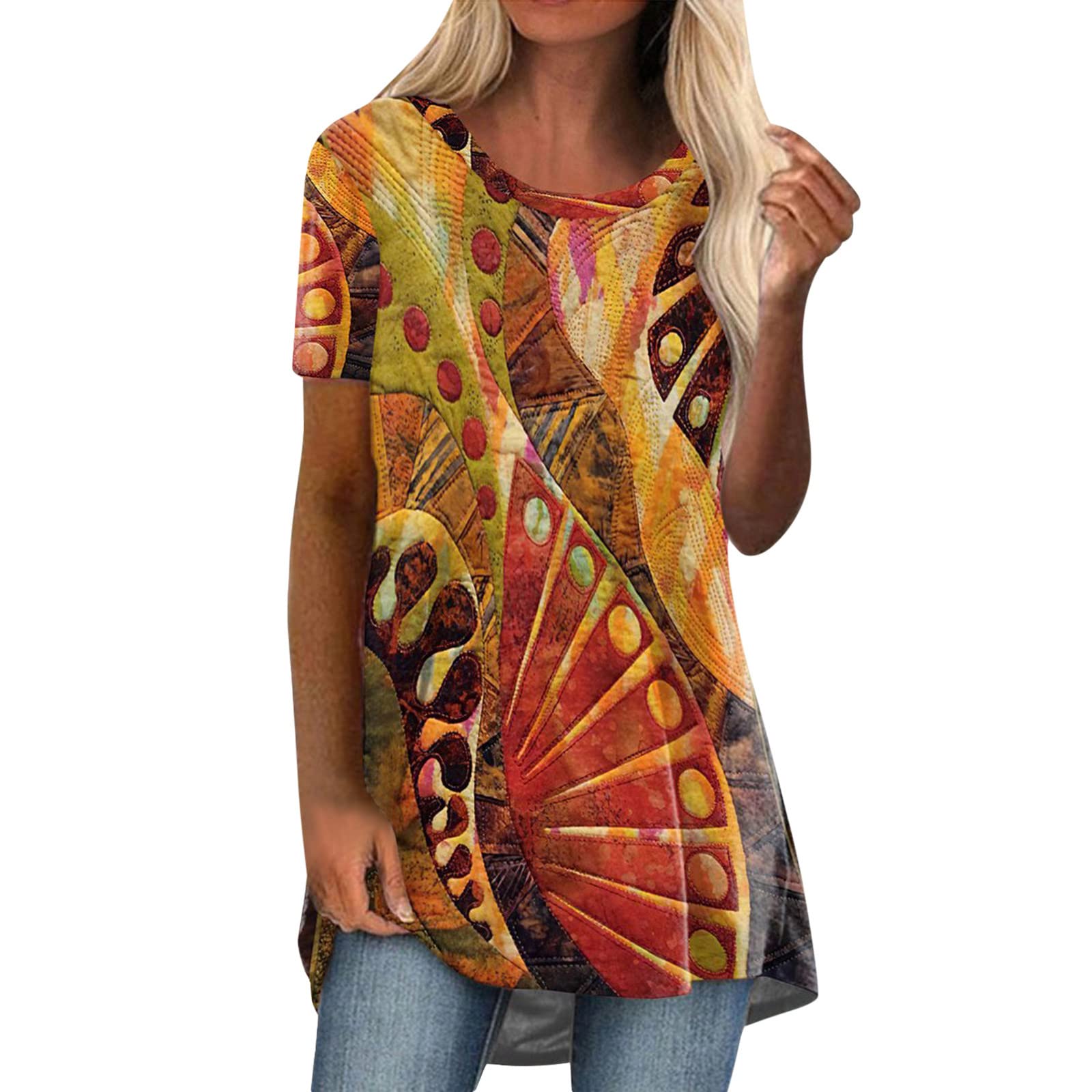Women's Flowy Short Sleeve V-Neck Casual Tee Shirts - Summer Workout Tank Tops for Women | Perfect for Yoga, Gym, Beach & Everyday Wear