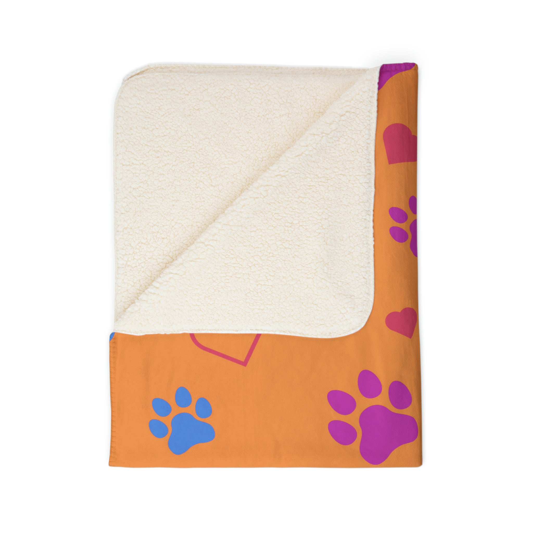 Cozy Dog Fleece Sherpa Blanket - Soft & Warm Pet Throw for Dogs & Dog Lovers - Perfect for Couch, Bed & Winter Snuggles