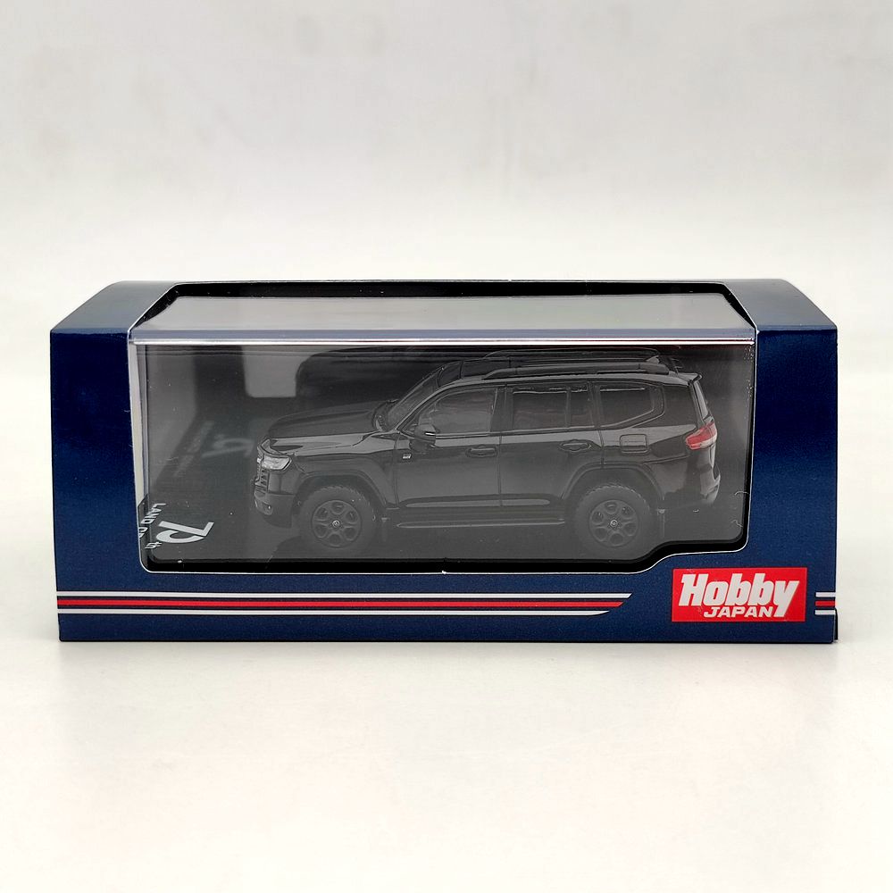 1/64 Scale Toyota Land Cruiser (JA300W) GR Sport Black Diecast Model Car - Limited Edition Collectible for Car Enthusiasts & Hobbyists | Perfect for Display, Gifts, and Model Car Collections