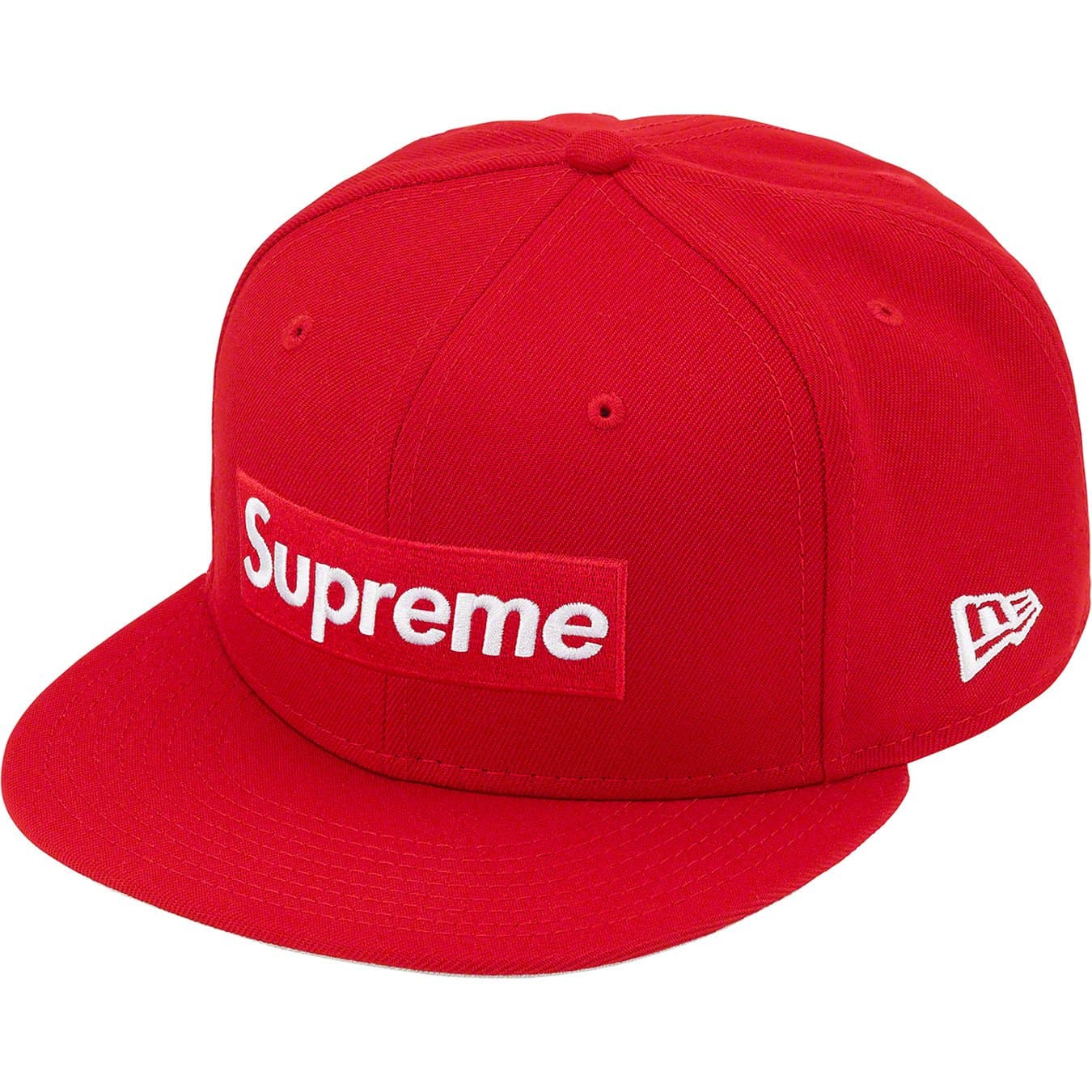 Supreme Money Box Logo New Era Red Beanie - Official Streetwear Hat for Men & Women - Perfect for Winter Fashion & Urban Street Style