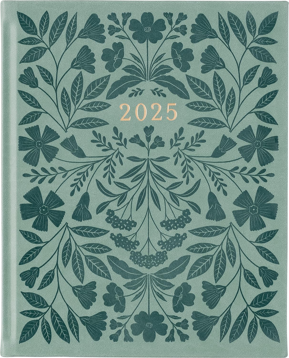 Eccolo 2025 Large Agenda Planner - 12 Month Weekly & Monthly Organizer with Habit & Gratitude Tracker, Hardcover 8x10