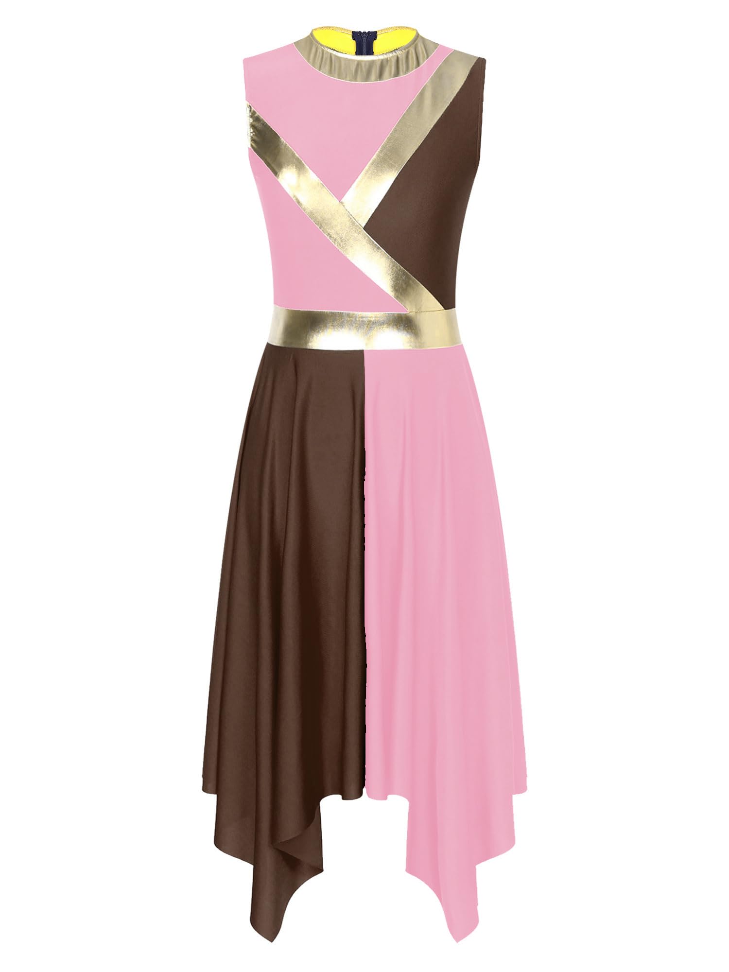 SEO-Optimized Liturgical Sleeveless Praise Dance Tunic for Women - Lyrical Worship Overlay Costume for Church Performances and Worship Events