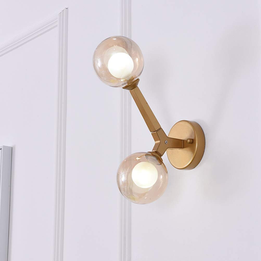 Modern LED Wall Sconce Lighting Fixture - Indoor Plaster Wall Lamp for Living Room, Bedroom, Hallway - Energy Efficient Home Decor for Ambient & Accent Lighting