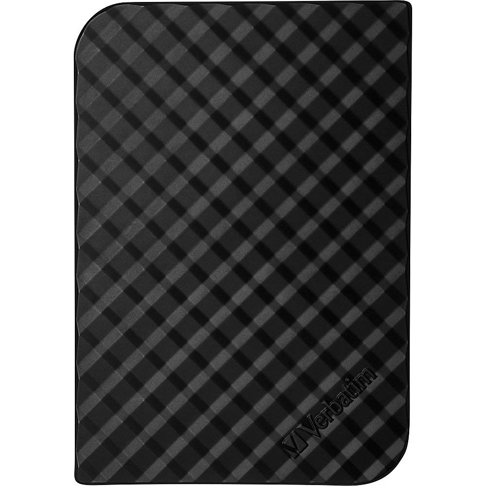 Verbatim 3TB External Hard Drive USB 3.0 - High-Speed Desktop HDD for PC, Mac, PS4, Xbox - Diamond Black (Model 97581) - Perfect for Data Backup, Gaming Storage & Media Archives