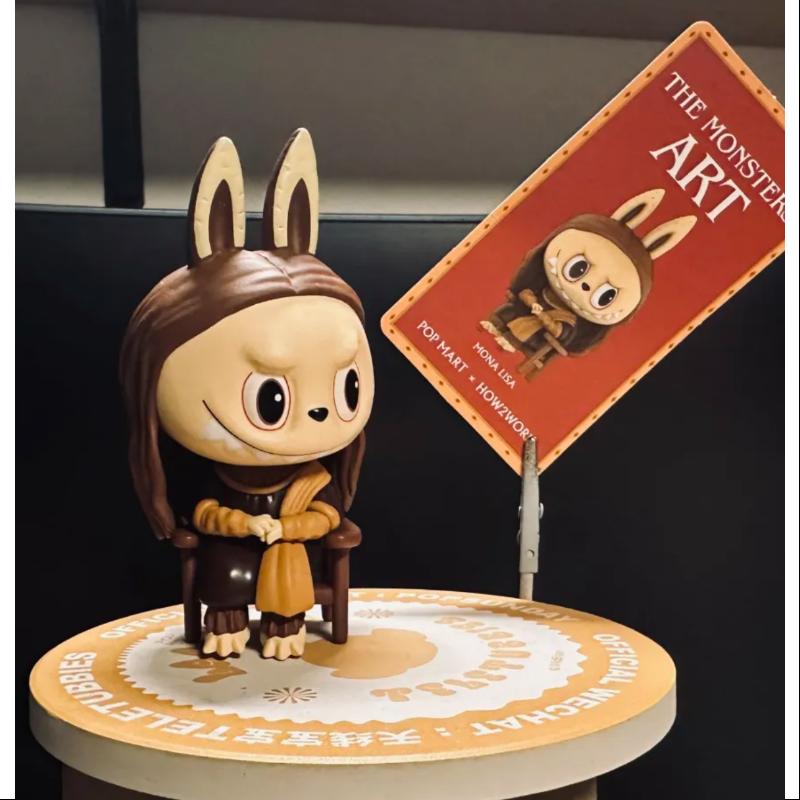 Labubu The Monsters Art Series MONA LISA Collectible Vinyl Figure - Cute Kawaii Home Decor & Office Display for Pop Art Lovers