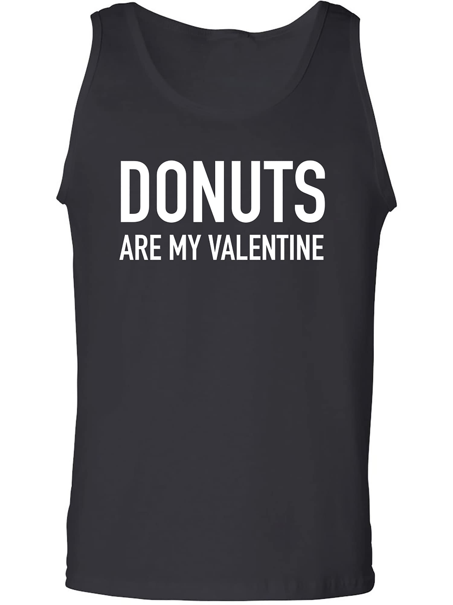 Funny Valentine's Day Donut Lover Tank Top for Women - Cute & Comfortable Casual Wear for Parties, Dates & Gifts