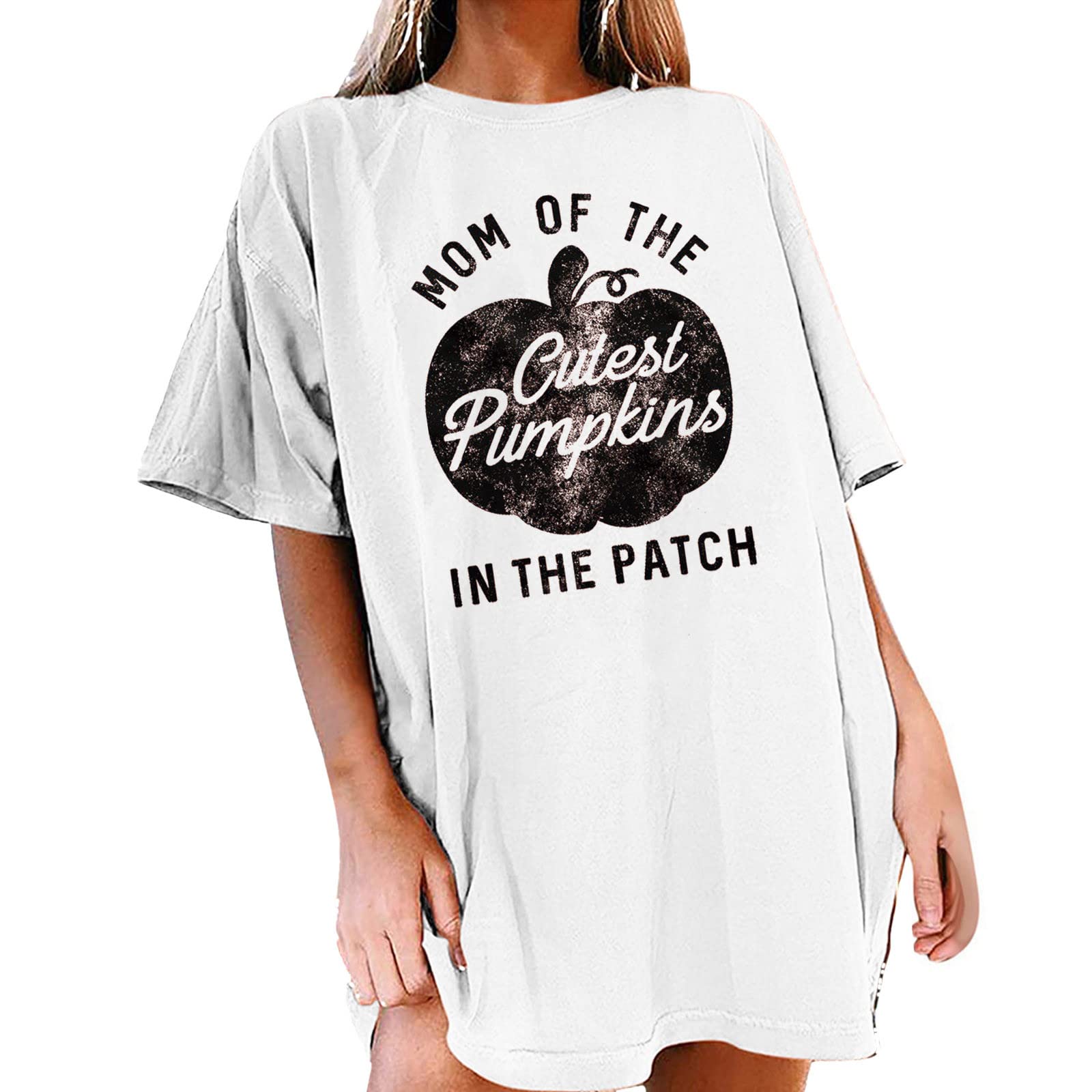 UYTOGOFE Women's Casual Printed Short Sleeve Blouse - Round Neck Tunic Top with Zipper Detail | Perfect for Summer Outfits, Beach Wear & Everyday Casual Style