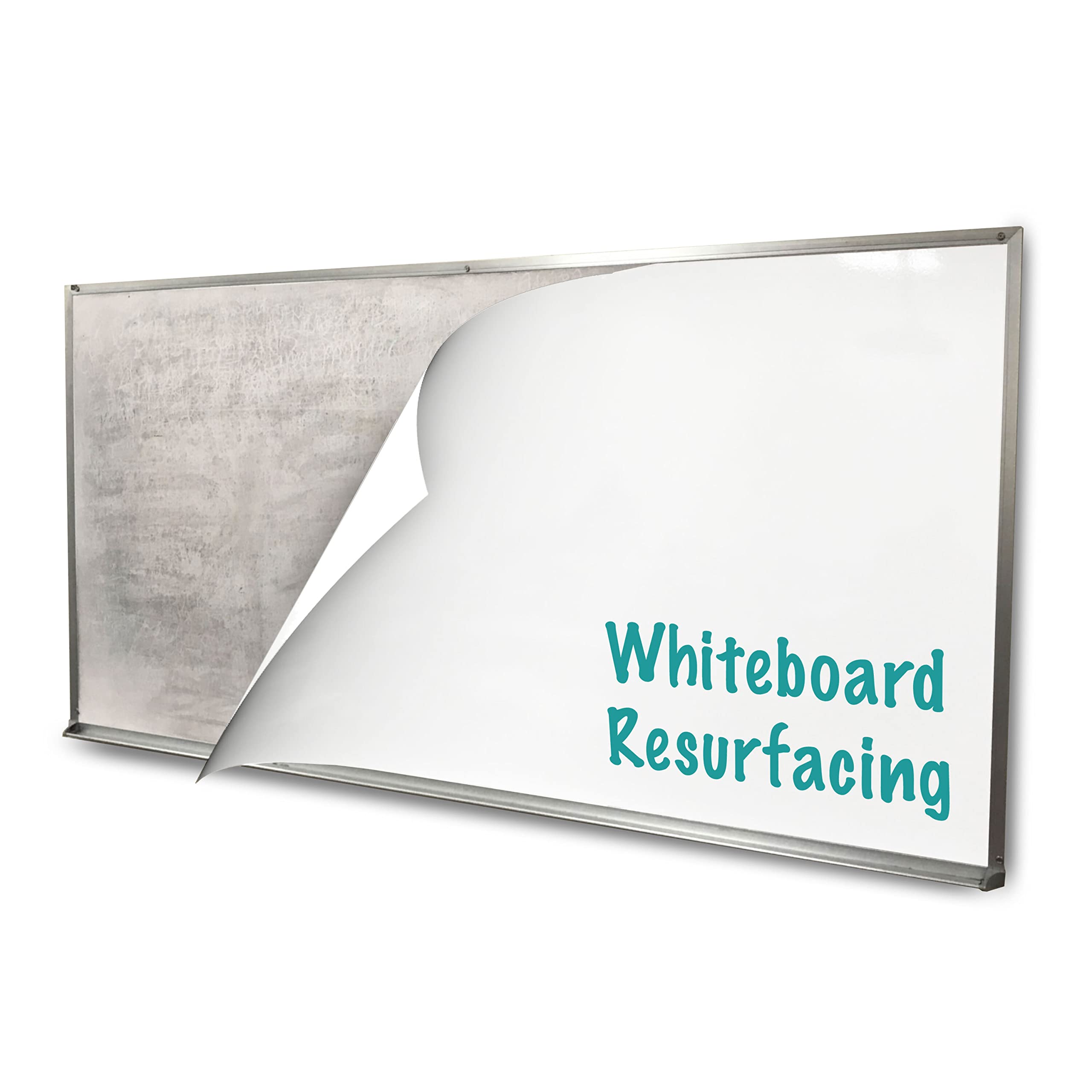 Whiteboard Resurfacing Kit 4'x18' - Chalkboard & Dry Erase Board Refinishing Solution - Restore Any Board Surface - Perfect for Classrooms, Offices & Home Use