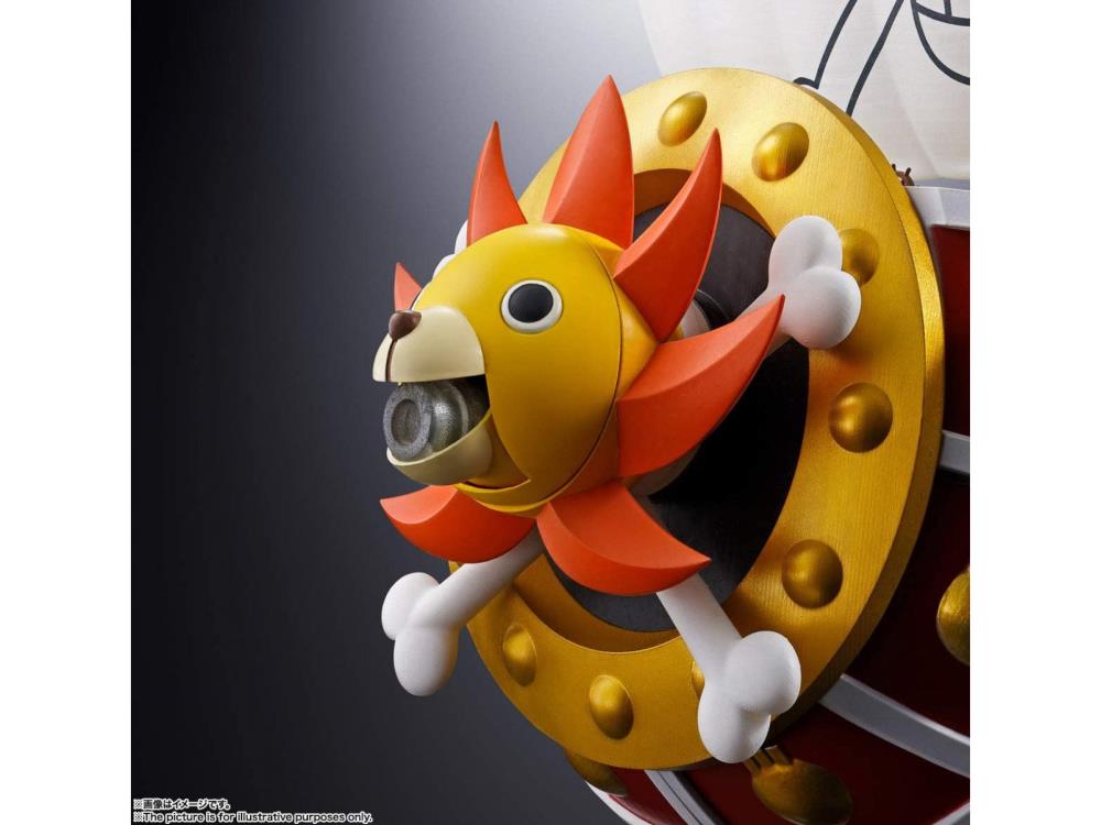 Bandai Chogokin Thousand Sunny One Piece Ship Model - Premium Collectible Anime Figure for Fans | Perfect for Display, Gifts, and Anime Collections