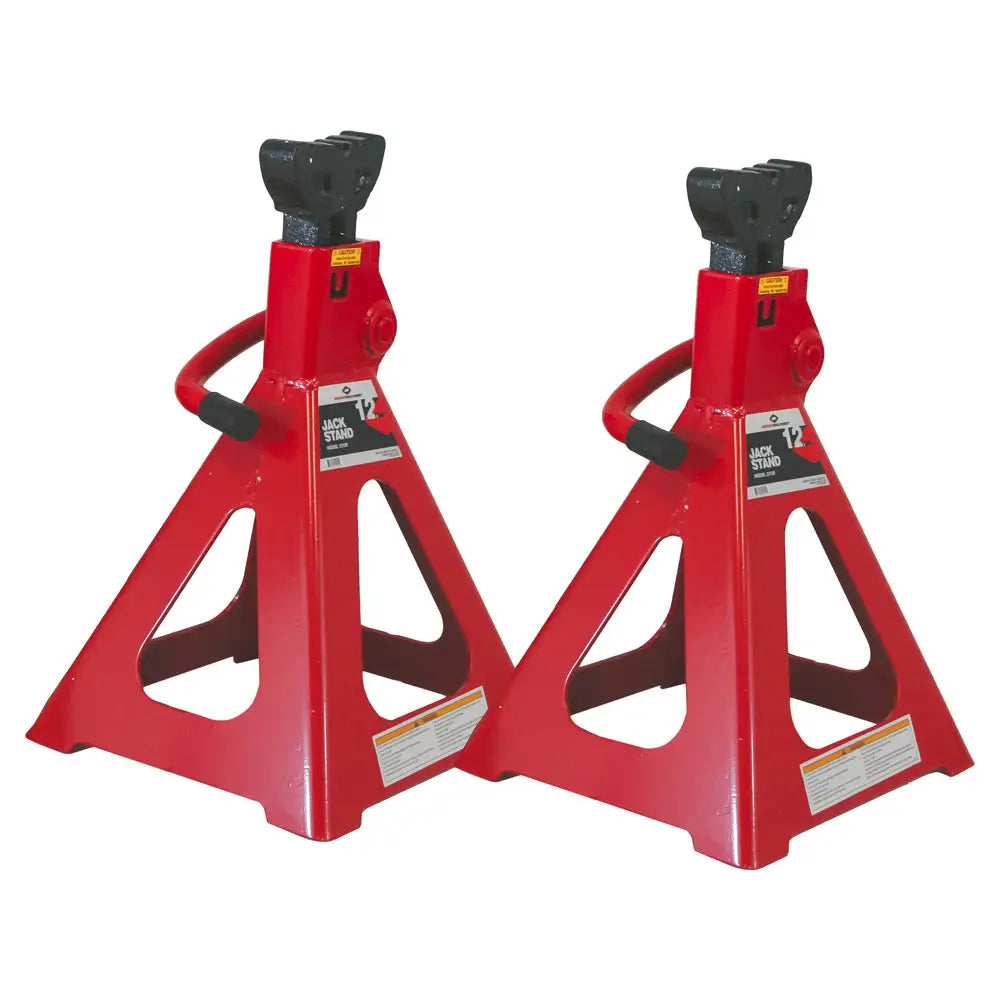 12 Ton Truck Jack Stand (Pair) - Heavy Duty Vehicle Support for Auto Repair, Lifting & Maintenance - AFF 3312C