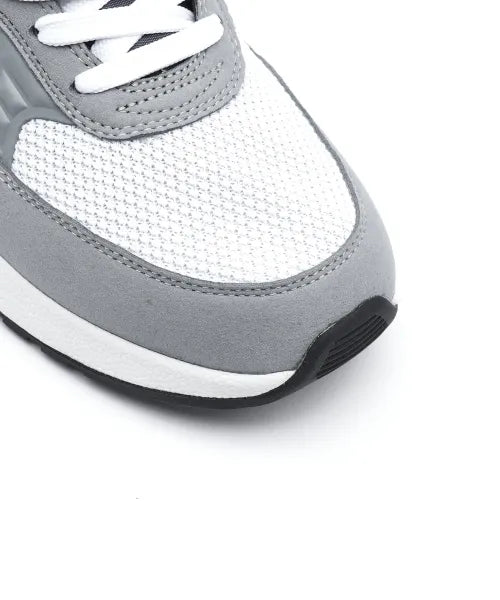 Armani Exchange Grey Sneakers for Men - Comfortable Casual Running Shoes for Walking, Gym & Everyday Wear