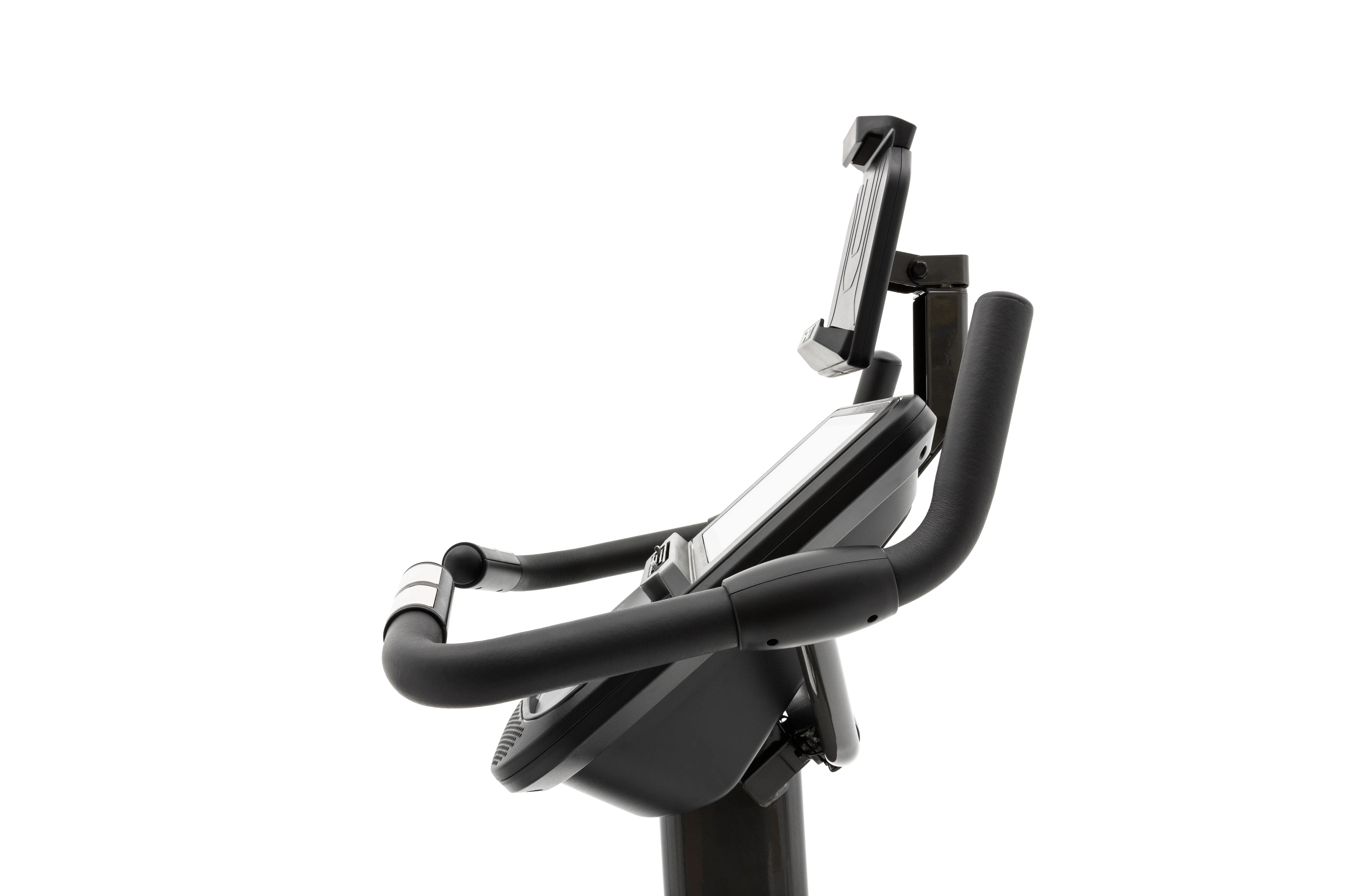 Spirit XBU55ENT Upright Exercise Bike with Entertainment Features - Home Gym Equipment for Cardio Workouts & Indoor Cycling Training - Perfect for Small Spaces & Apartment Fitness