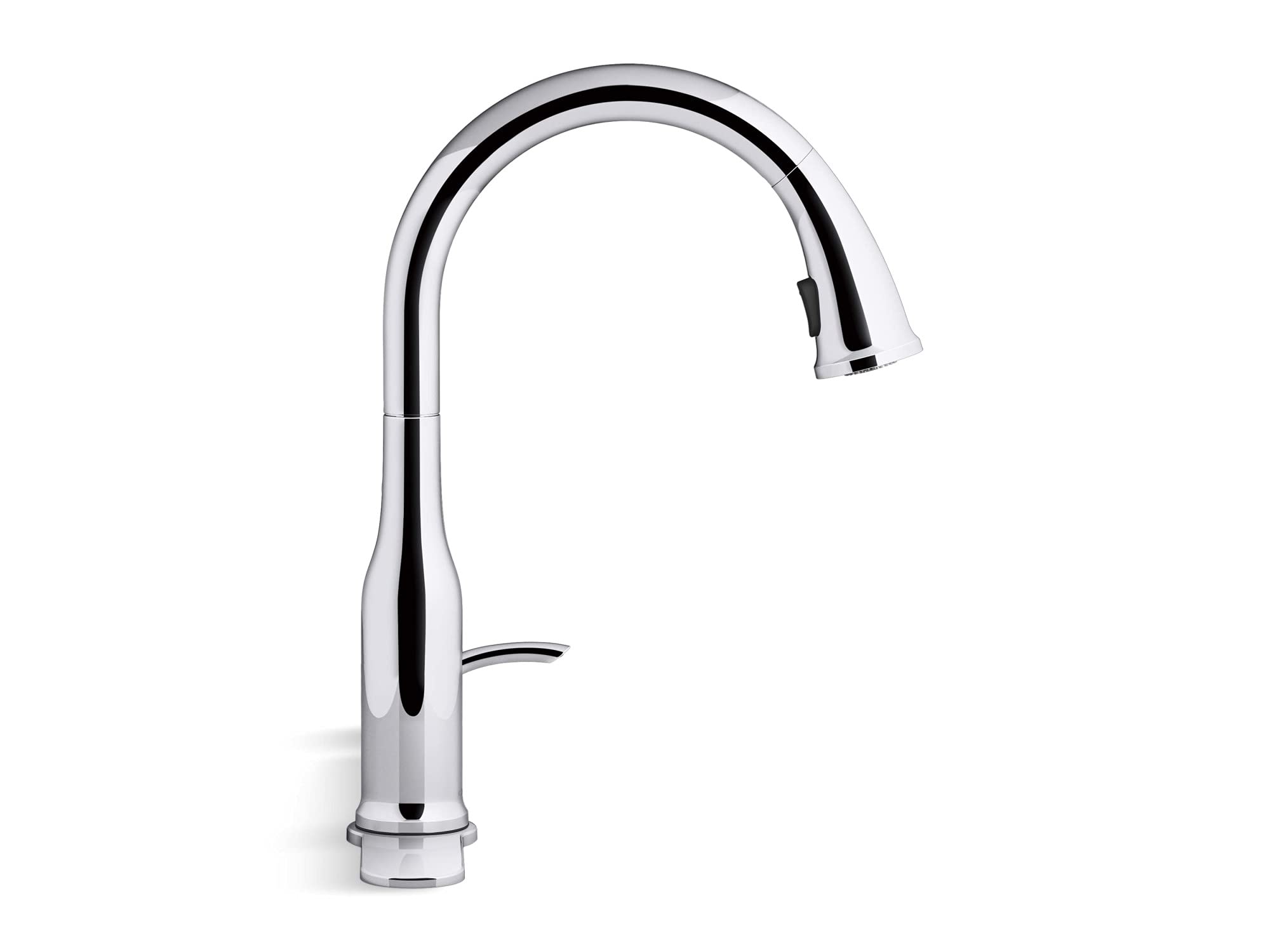 KOHLER K-REC23863-SD-CP Motif Pull Down Sprayer Kitchen Faucet with Soap Dispenser, Polished Chrome, Ideal for Modern and Traditional Kitchen Sinks