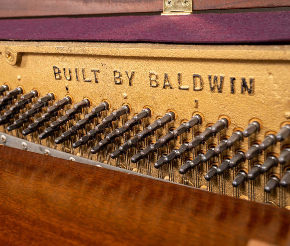 Acrosonic by Baldwin Spinet Piano - Satin Walnut Finish | Serial Number 743223ACRO | Perfect for Home, Studio & Small Venue Performances