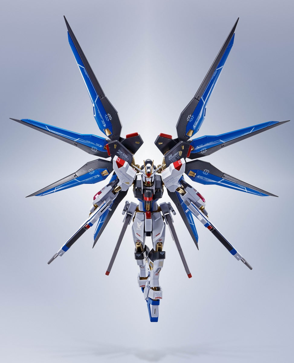 Bandai Metal Robot Spirits Gundam Seed Destiny ZGMF X20A Strike Freedom Gundam Action Figure - Re:Coordinate Ver. - Collectible Anime Model Kit for Display & Gundam Fans