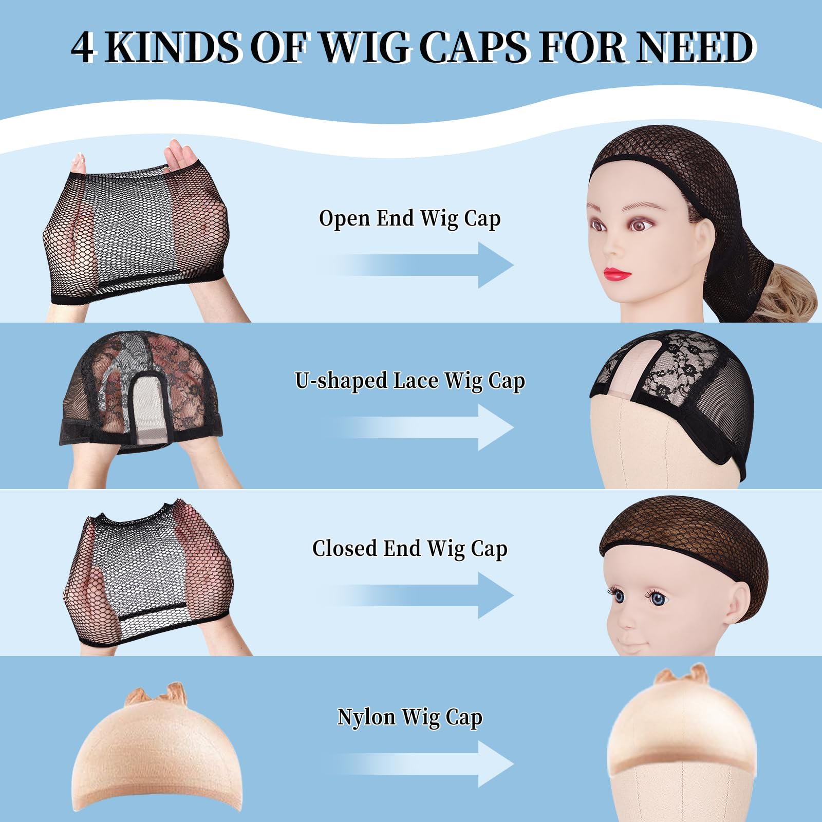 63In Wig Stand Tripod with 23In Mannequin Head - Adjustable Professional Wig Display Stand for Styling, Washing & Storage - Perfect for Salon, Home & Cosplay Use