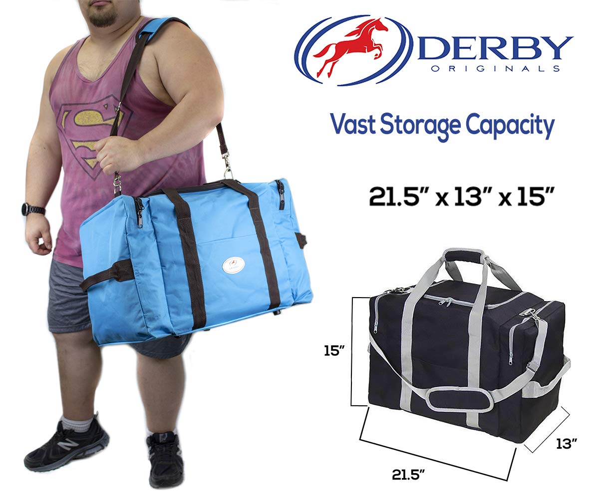 Derby Originals Tack Carry Bag - Durable Equestrian Duffle Bag for Horse Riding Gear - Perfect for Horse Shows, Training & Travel
