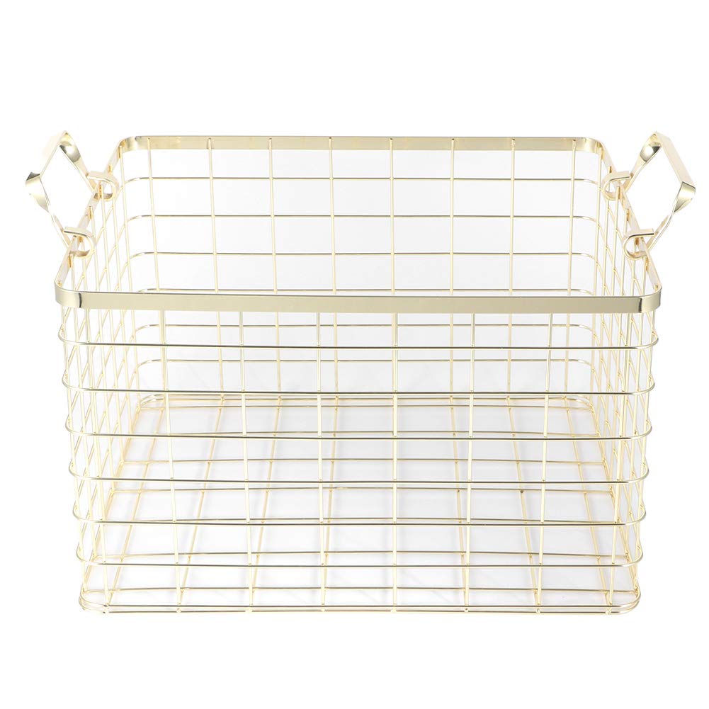 Stainless Steel Storage Basket for Clothes & Jewelry - Home & Kitchen Organizer