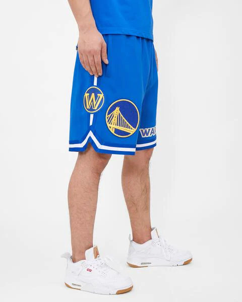 Golden State Warriors Pro Team Basketball Shorts - Official NBA Shorts for Men, Blue (Style BGW351857) - Perfect for Games, Workouts & Fan Gear