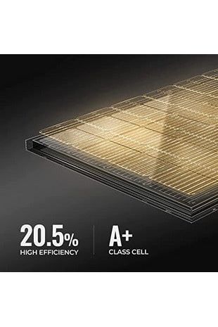BougeRV 200W 12V Tilt Mount Solar Panel Kit for RV, Boat, Off-Grid & Camping Power Supply - Portable Solar Charging System for Outdoor Adventures