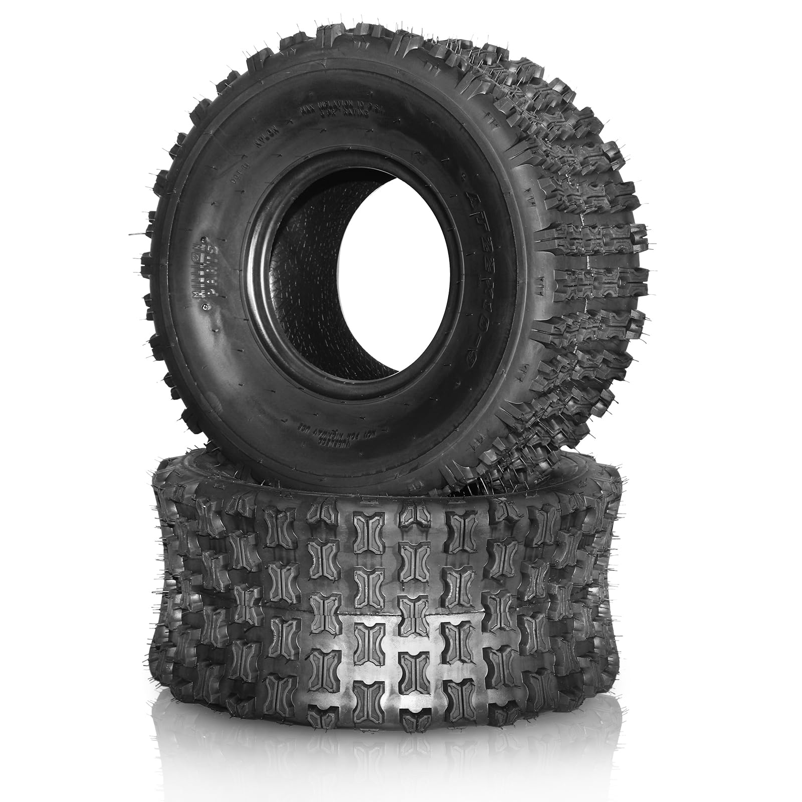 22x10-9 ATV Tires - Heavy Duty 6PR Tubeless All Terrain Tires for ATV/UTV Sports (Set of 2) - Perfect for Off-Road, Mud, Sand & Trail Riding Adventures