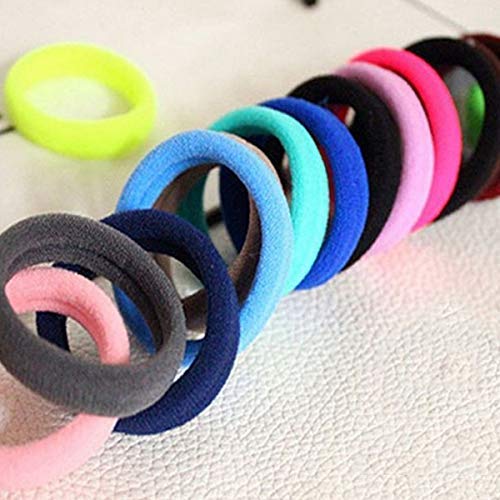 MOOLYAVAAN Latest Hair Bands for Women & Girls - Soft Elastic Hair Rubber Bands (6 Pack) - Perfect for School, Workouts, and Everyday Styling