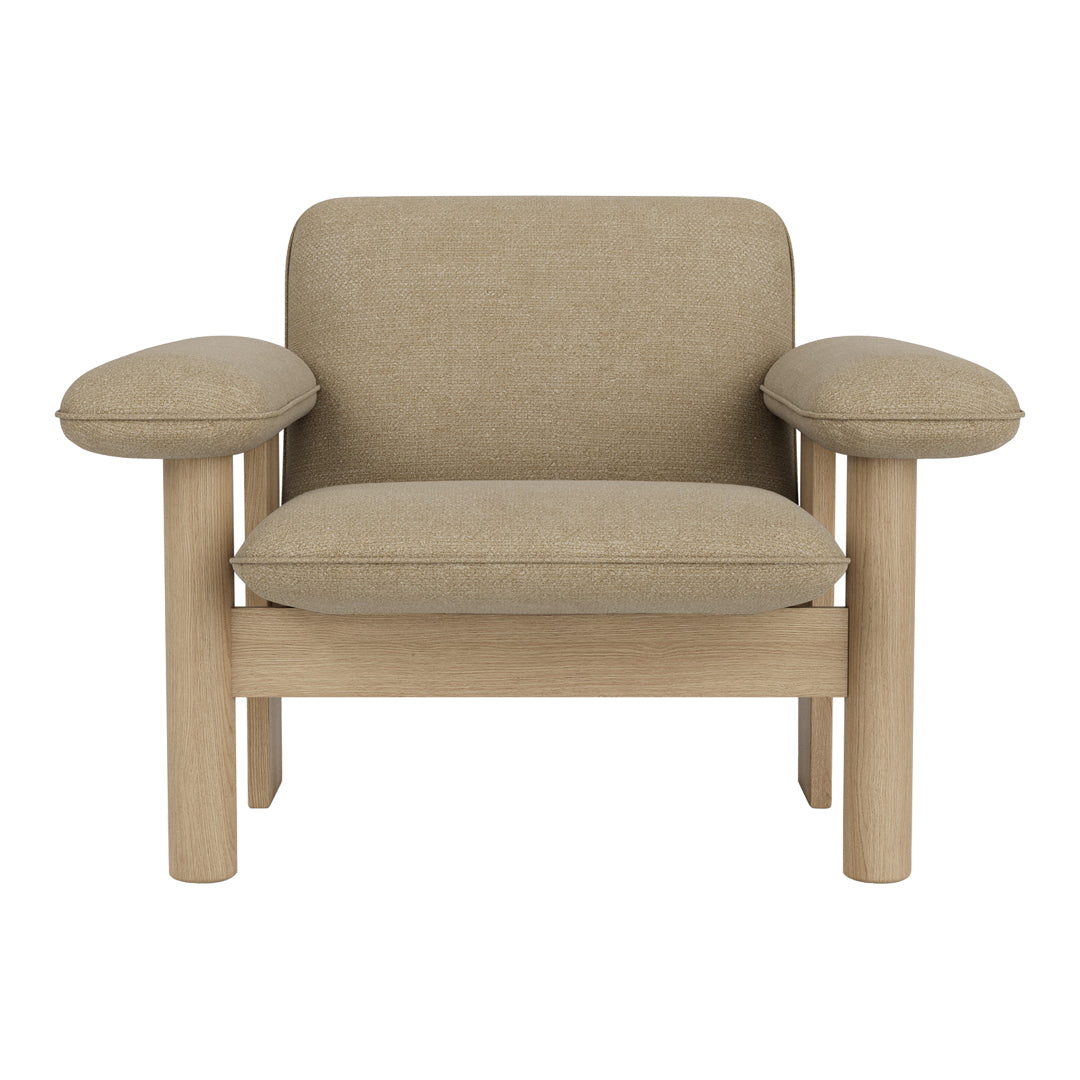Brasilia Lounge Chair with Low Back - Mid-Century Modern Accent Chair for Living Room, Bedroom & Office - Comfortable & Stylish Seating Solution