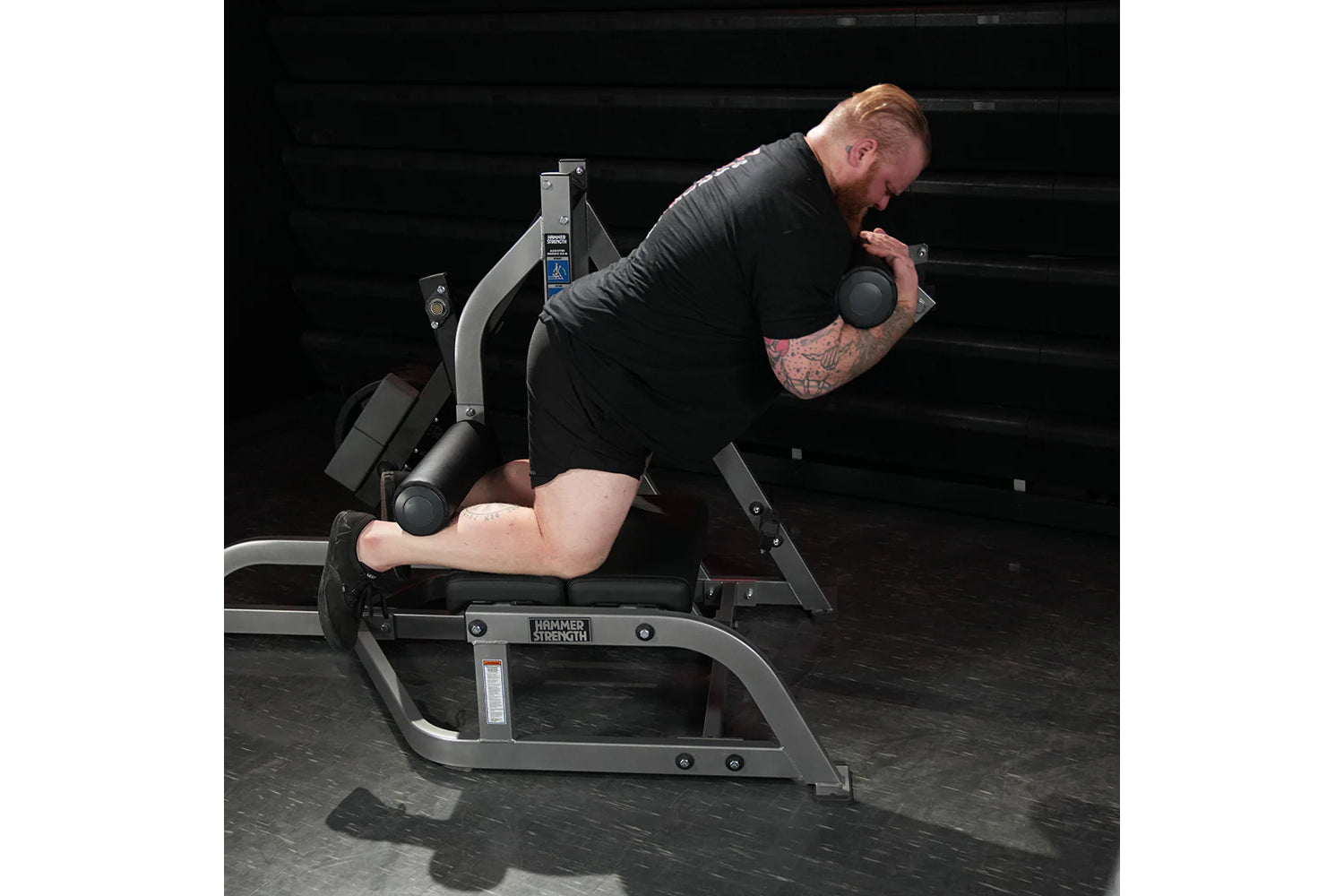 Hammer Strength Assisted Nordic Hamstring Curl Machine - Professional Gym Equipment for Leg Workouts - Perfect for Home & Commercial Use