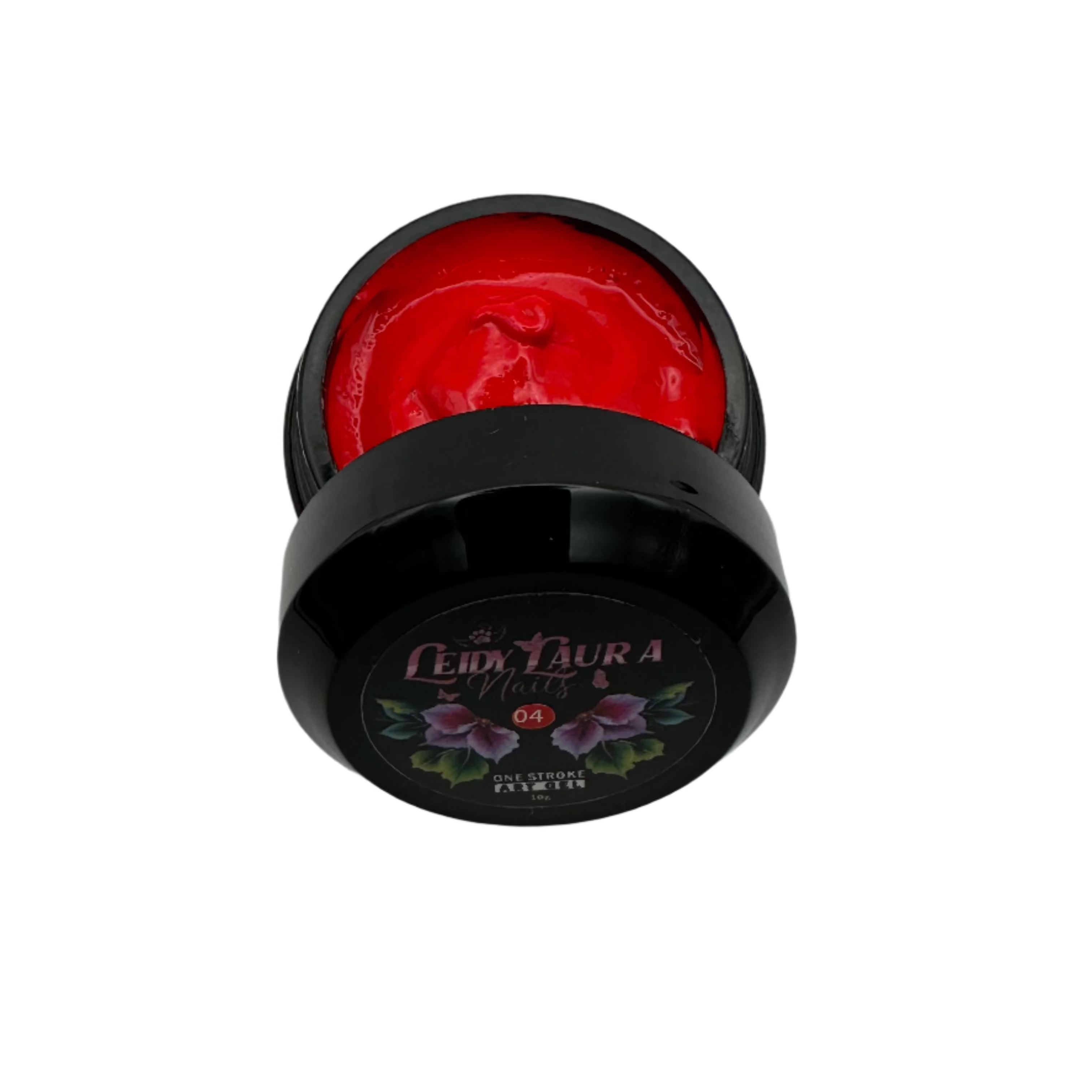One Stroke Art Gel - Red 10g for Nail Art, DIY Crafts & Professional Makeup - High Pigment Nail Polish Gel for Salon & Home Use