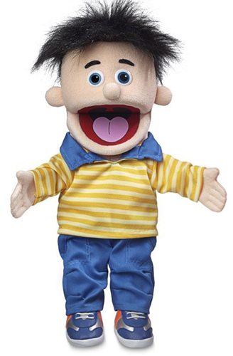 Joe Small 36 cm Hand Puppet - Soft Plush Animal Puppet for Kids, Interactive Storytelling Toy for Classroom & Home Play (Code 12) | Perfect for Puppet Shows, Early Education & Imaginative Play