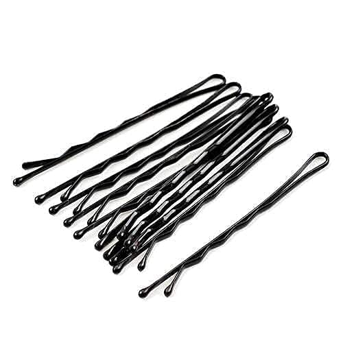 Premium Metal Bob Pins & Bun Maker - Black Hair Styling Clips for Women & Girls | Secure Updos, Ponytails & Braids | 24-Pack Hair Accessories for Daily Use & Special Occasions