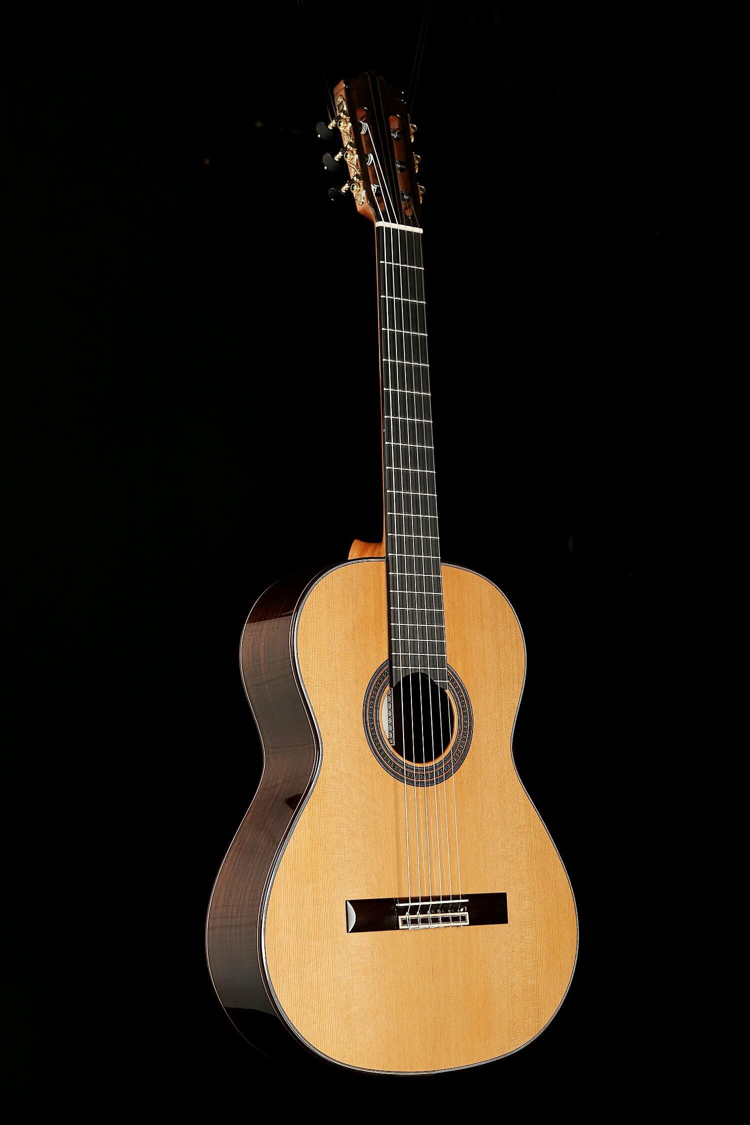 Katoh MCG128C Solid Cedar Top Classical Guitar - Handcrafted Acoustic Guitar for Beginners & Professionals - Perfect for Home Practice, Performances & Music Lessons