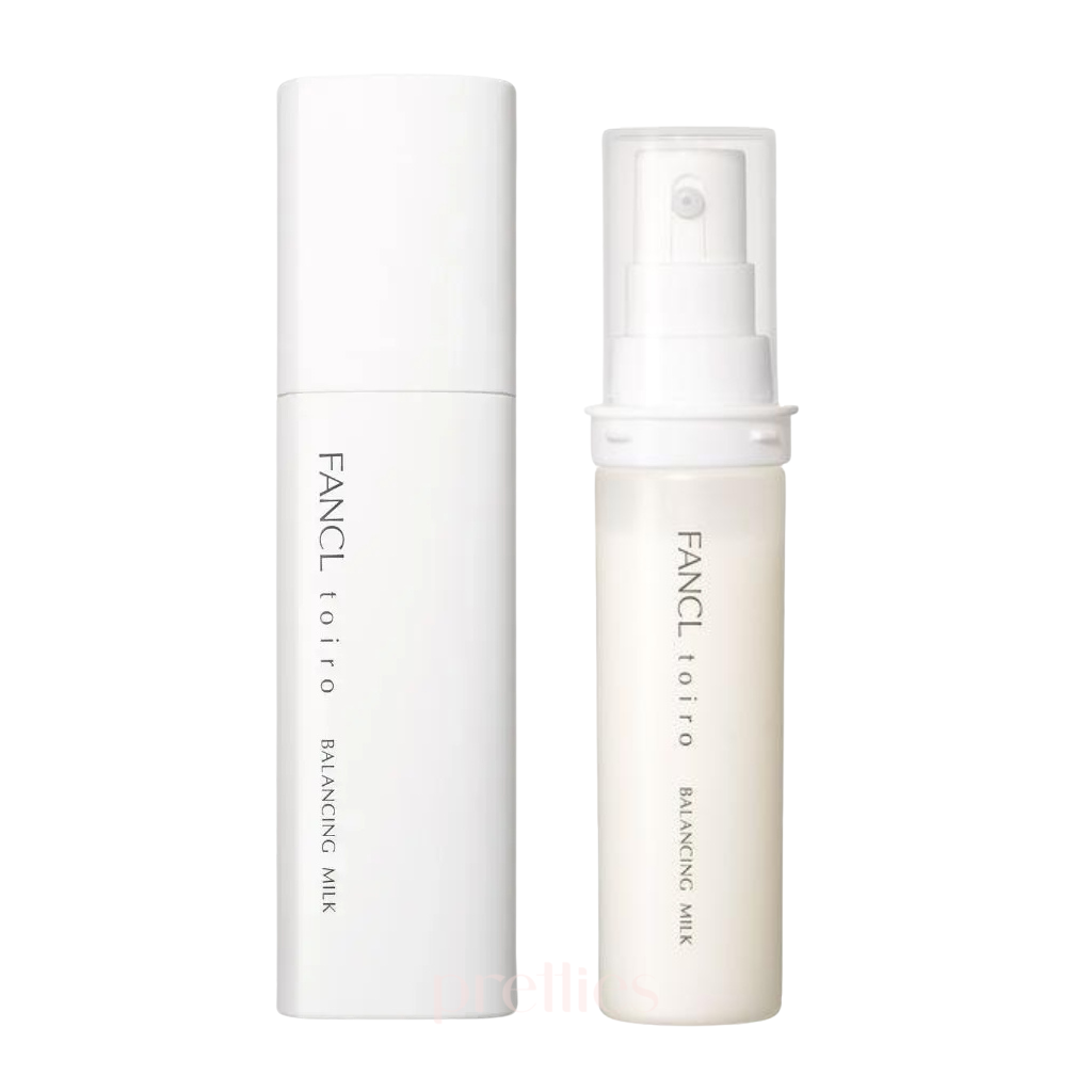 FANCL Toiro Balancing Milk Refill + Case 60g - Hydrating Moisturizer for Sensitive Skin, Daily Skincare Routine, Travel-Friendly Beauty Essential
