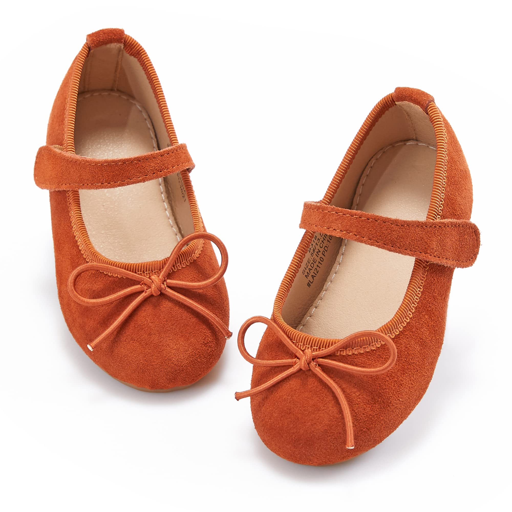 Felix & Flora Toddler Flower Girl Dress Shoes - Girls Ballet Flats for Party, School, Wedding | Comfortable & Stylish Toddler Shoes for Special Occasions & Everyday Wear