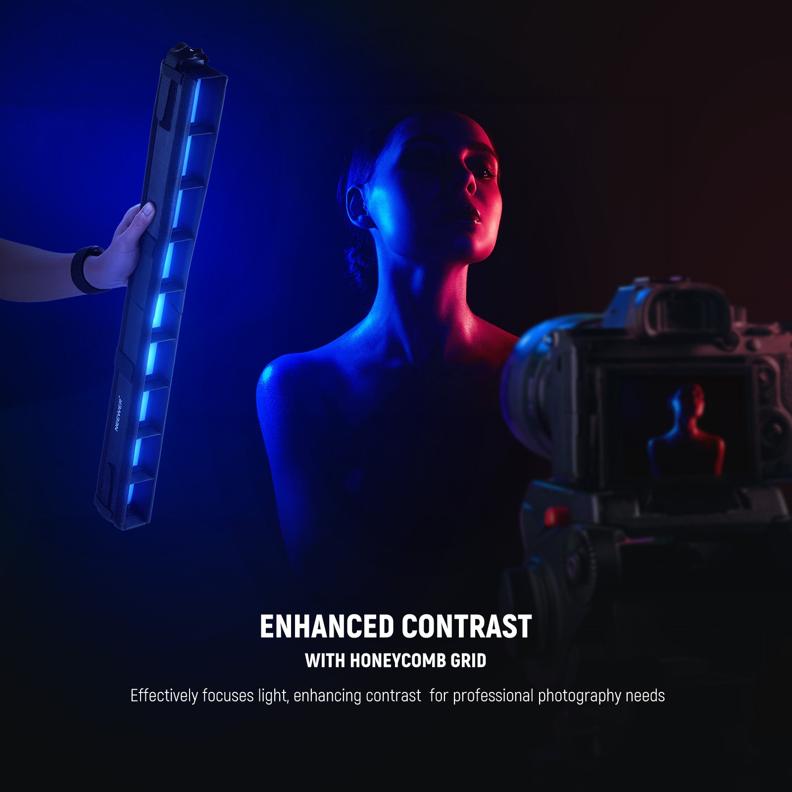NEEWER NS9S LED Light Diffuser Kit for TL60 - Softbox & Accessories for Professional Photography & Video Lighting - Perfect for YouTube, Studio, Portrait, and Product Shoots