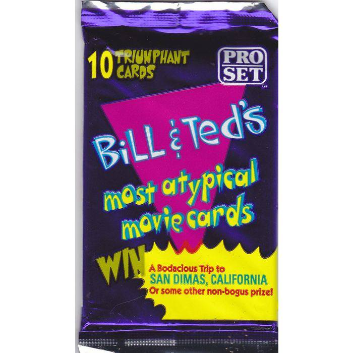 Bill & Ted’s Most Atypical Movie Cards - Set of 10 Collectible Trading Cards for Fans & Movie Memorabilia Enthusiasts | Perfect for Gifts, Display, and Nostalgic Movie Nights
