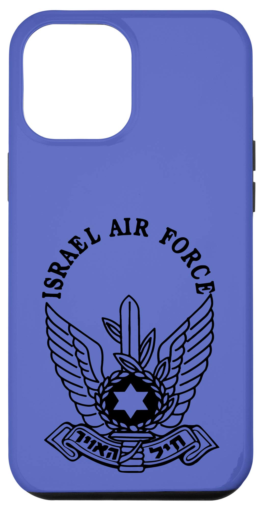 iPhone 12 Pro Max Case - Israel Air Force Design, Israeli Defense & Jewish Pride Phone Cover - Perfect for Military Supporters, Jewish Heritage Celebrations & Patriotic Gifts
