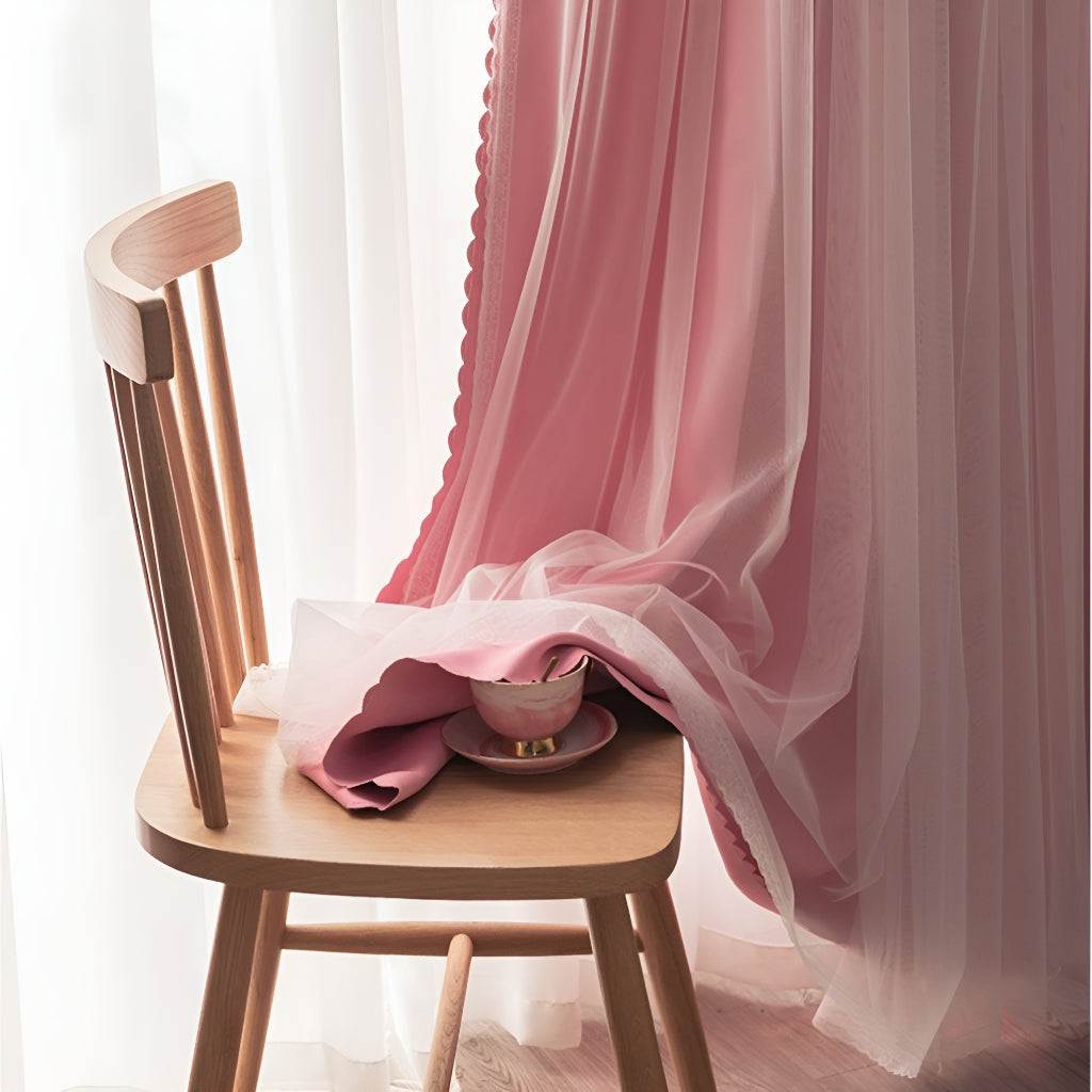 Annalise Two-Layer Soundproof & Thermal Blackout Curtains - Custom Size for Bedroom, Nursery & Home Theater - Noise Reducing & Energy Saving Window Treatment