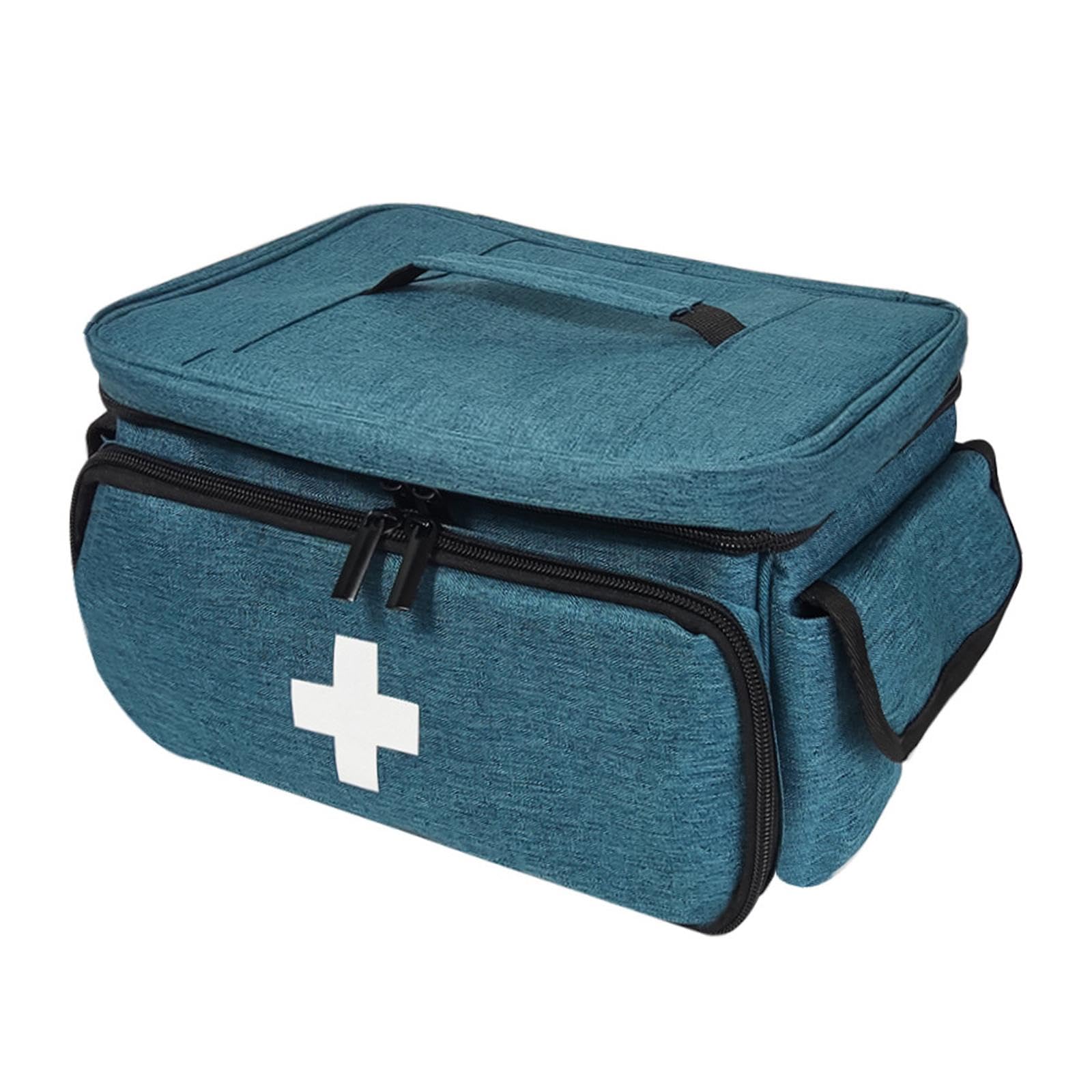 Harayaa Emergency Kits Organizer Storage Pouch - Portable First Aid Bag for Travel, Hiking & Car - Waterproof Medical Supply Organizer with Bottle Holder for Camping & Outdoor Adventures