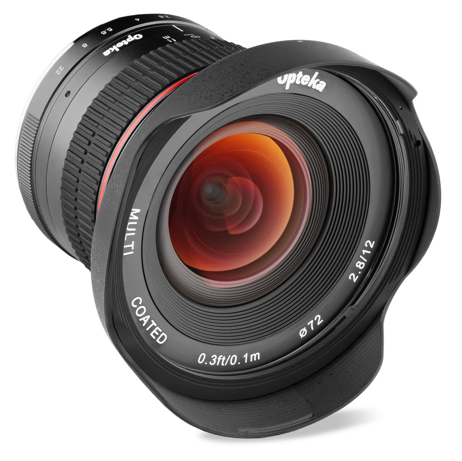 Opteka 12mm f/2.8 HD MC Manual Focus Wide Angle Lens for Sony E Mount APS-C Cameras - Perfect for Landscape, Architecture & Low Light Photography