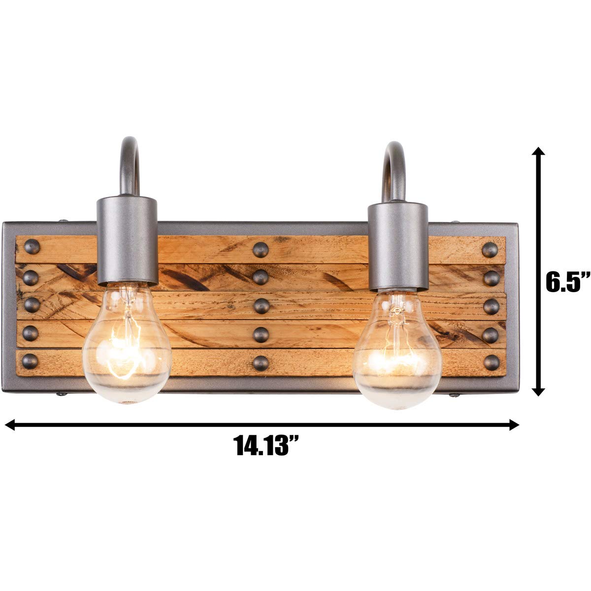 Ella Jane Bath/Vanity Light Fixture in New Bronze Finish - Perfect for Bathroom, Powder Room, and Vanity Lighting