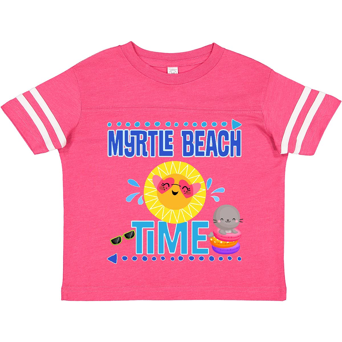 Myrtle Beach Vacation Time Toddler T-Shirt - Cute Graphic Tee for Kids & Toddlers | Perfect for Family Trips, Beach Holidays & Summer Outfits