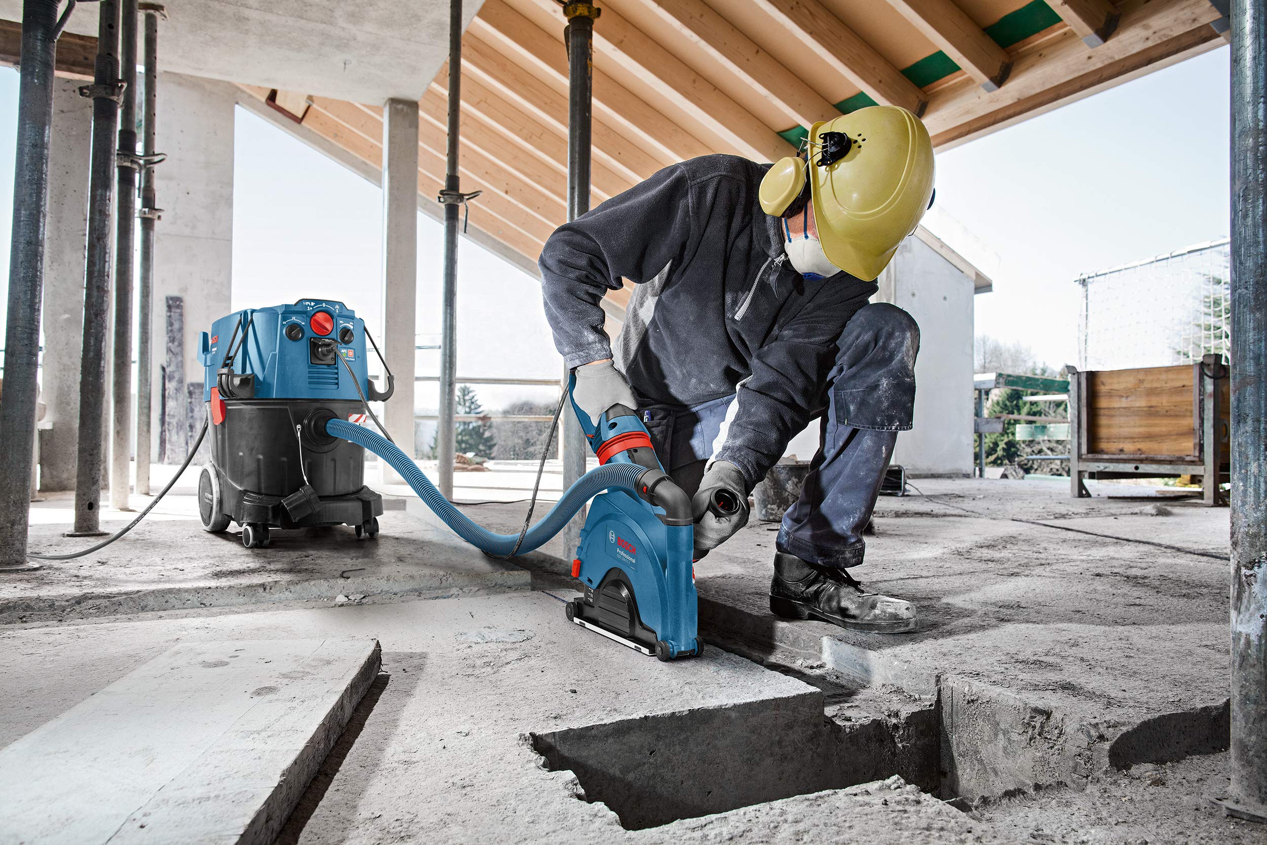 Bosch Professional Bolsas Desechables PE - 10 Unidades para Aspiradores GAS 35 H AFC, GAS 35 M AFC y GAS 55 M AFC - Ideal para Limpieza Profesional en Talleres y Construcción