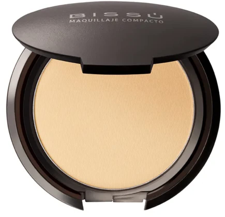 Bissú Compact Powder Makeup - 8g (06 Natural) | Oil Control & Matte Finish | Perfect for Everyday Wear & Touch-Ups