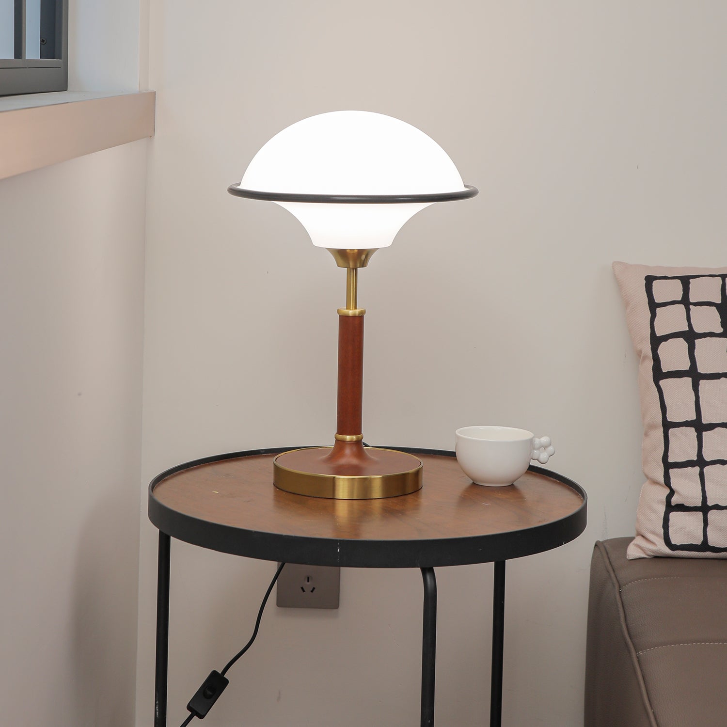 Lila Table Lamp - Modern LED Nightstand Lamp with USB Port, Touch Control & Dimmable Light for Bedroom, Living Room, Office - Warm White & Cool White Lighting Options