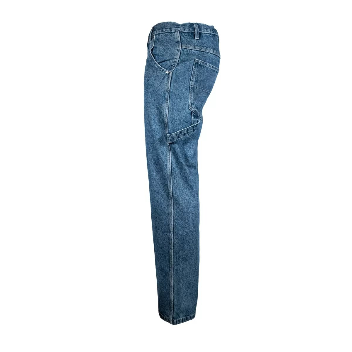 FIVE ROCK® Men's Carpenter Work Jeans - Durable Denim Pants for Construction, Woodworking & Outdoor Workwear