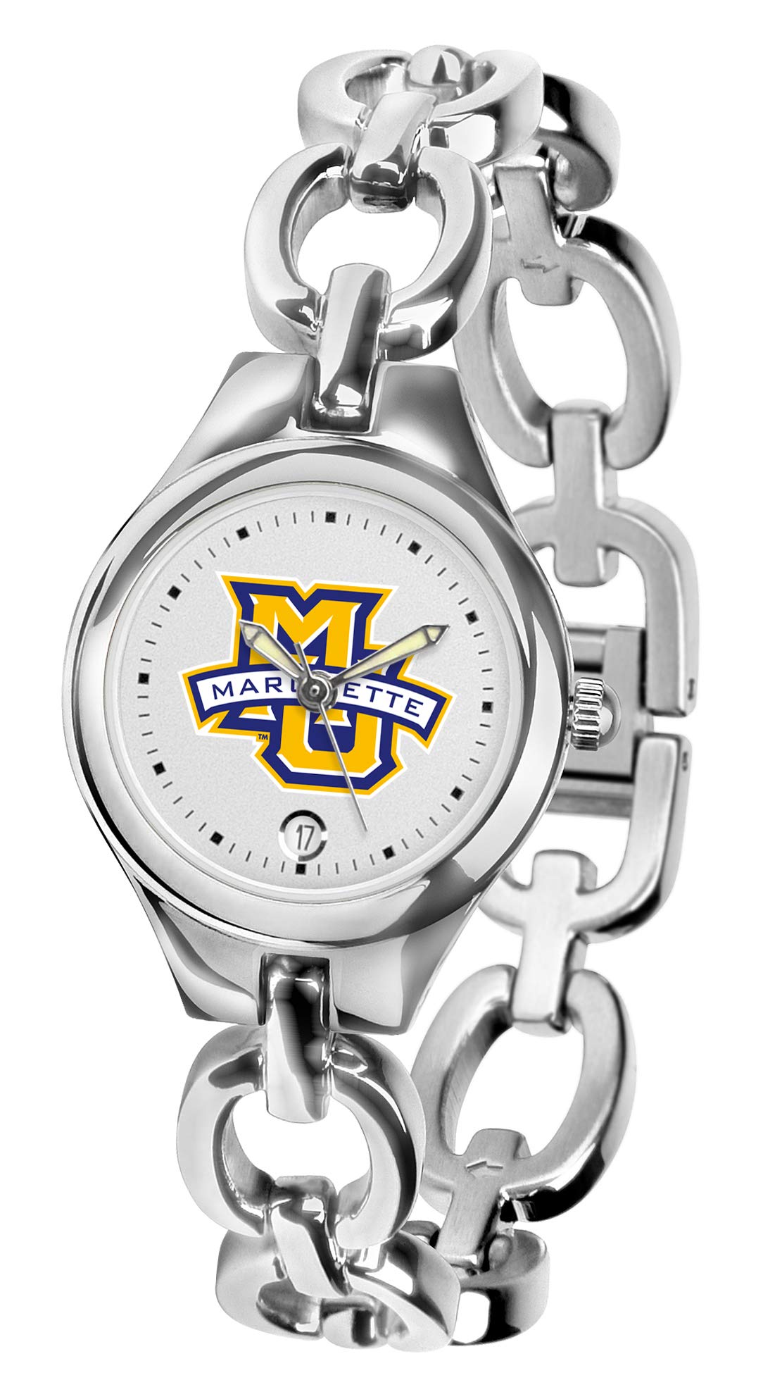 SunTime Women's Marquette Golden Eagles Eclipse Watch - Stylish Sports Watch for Game Day, Campus Life & Everyday Wear