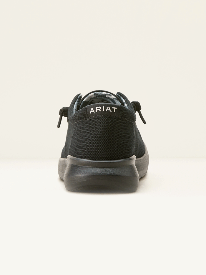 Ariat Men's Hilo Work Shoe - Solid Black - Durable & Comfortable for Outdoor Work, Hiking & Casual Wear