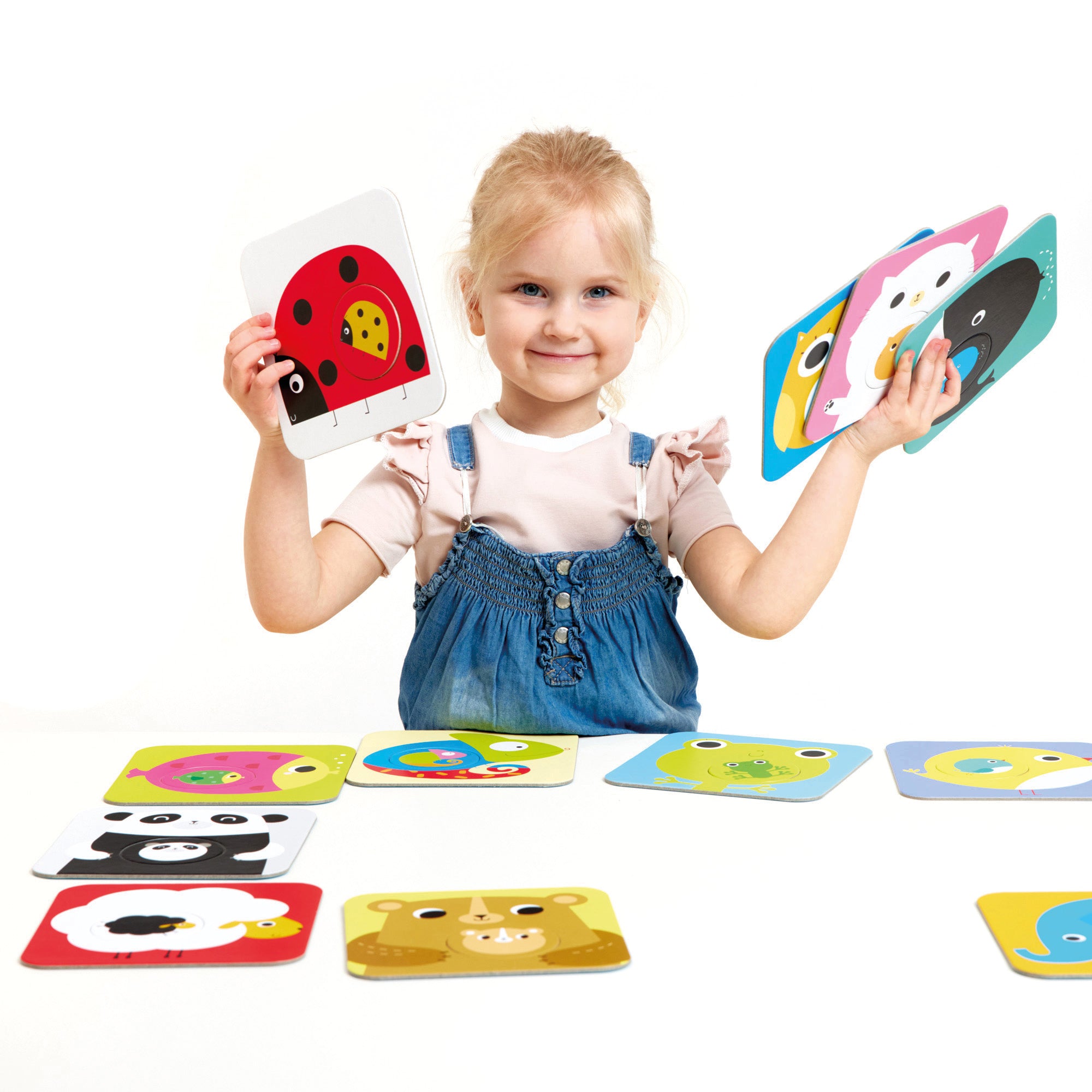 Banana Panda Match The Baby Puzzle Set – Educational Toddler Learning Toy for Early Childhood Development | Perfect for Home, Classroom & Travel Activities